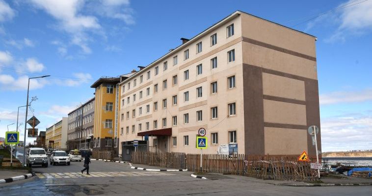 Ремонт общежития Чукотской окружной больницы выполнен на 70%